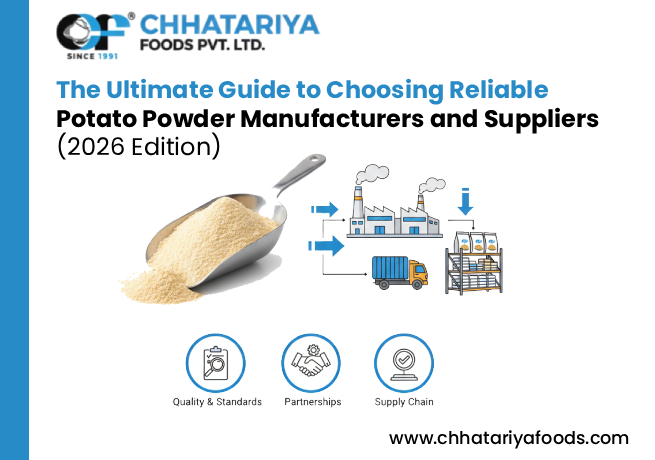 The Ultimate Guide to Choosing Reliable Potato Powder Manufacturers and Suppliers (2026 Edition)