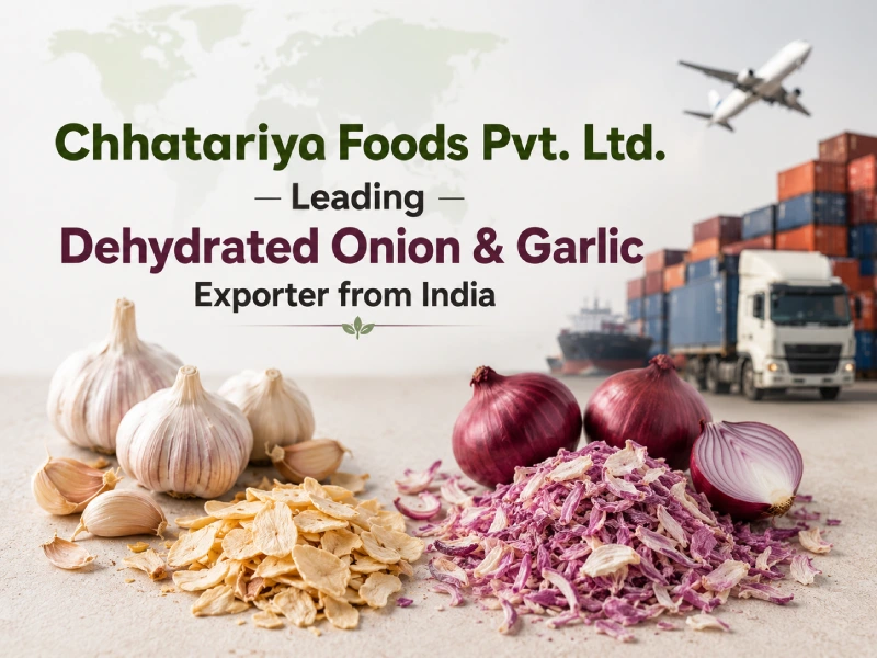 Dehydrated Onion & Garlic Exporter