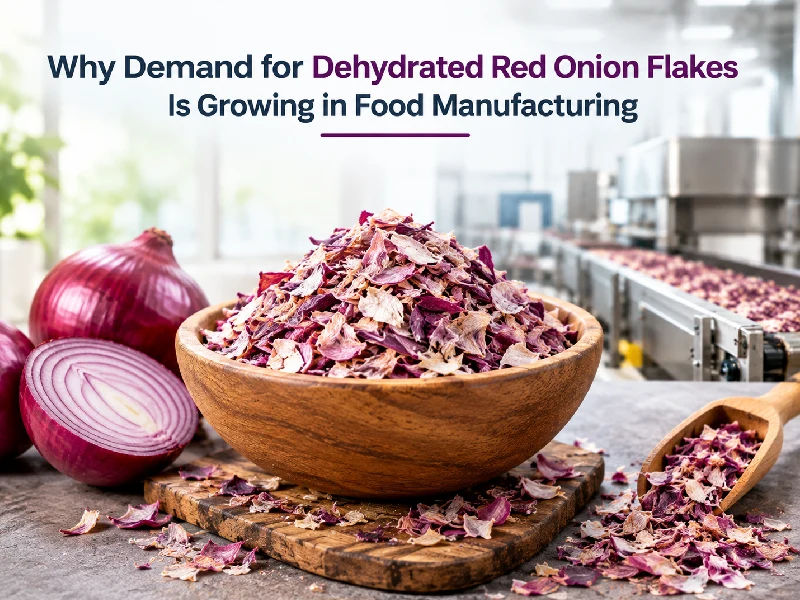 Demand for Dehydrated Red Onion Flakes Is Growing